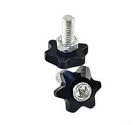 Red Star Car License Plate Screws Fitment Red Star Car License(Black)