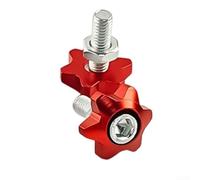 Red Star Car License Plate Screws Fitment Red Star Car License(red)