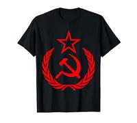 Red Star Marteau et Faucille Communisme URSS CCCP Union soviétique T-Shirt Graphique avec Valeur
