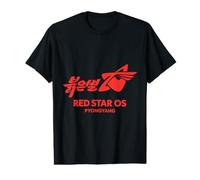 Red Star OS Pyongyang Nerd Tech Navigateur Web Corée du Nord T-Shirt Graphique avec Valeur