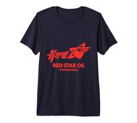 Red Star OS Pyongyang Nerd Tech Navigateur Web Corée du Nord T-Shirt Haut de Gamme