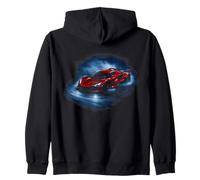 Red Supercar Racing Smoke Speed Sweat à Capuche