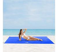 Red Suricata Tapis de Plage Anti Sable - Couverture de Plage imperméable Anti Sable - Compatible avec Le Parasol de Plage Familial pour la Plage, Les Pique-niques et Le Camping