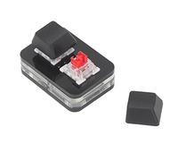 Red Switch Mini Clavier Mécanique USB à 2 Touches pour Jeux de Rythme, Fonction Copier-Coller, Facile à Programmer pour Les Joueurs, Bonne Texture, 1 X Câble USB et Pied à Coulisse Inclus