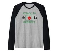 Red Team Ethical Hacker Infosec Humour Pentest Cadeau DEFCON Manche Raglan