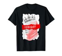 Red The Crown Never Slips Red Graphic T-Shirt