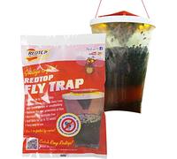 Red Top Fly Traps Lot de 2 pièges à mouches Rouge