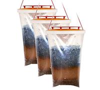 Red Top Fly Traps Lot de 3