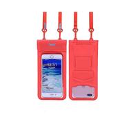 (Red)Tteoobl 30m Underwater Mobile Phone Waterproof Bag, Size: Small