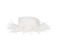 RED Valentino - Elegant Straw Hat - Femme - Accessoires - Blanc - Taille: M