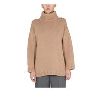 RED Valentino - Maglia Mix Yarn And Lurex - Femme - Pulls - Beige - Taille: 40 FR