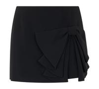 RED Valentino - Robe portefeuille noire avec élégant drapé. - Femme - Jupes - Noir - Taille: 44 FR