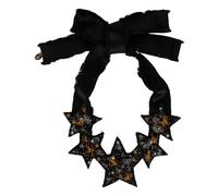 RED Valentino - Stylized Star Necklace - Femme - Accessoires - Noir - Taille: ONE Size