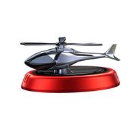 (red) Vehicle Aromatherapy Solar-powered Helicopter Car Perfume With Natural Essential Oils Long-lasting Fragrance Unique Decoration