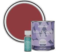 Red Water-Resistant Bathroom Tile Paint In Gloss Finish-Empire Red 750ml