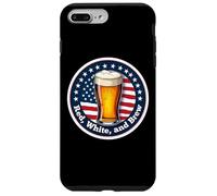Red White And Brew American Patriot Beer Lover 4 juillet USA Coque pour iPhone 7 Plus/8 Plus