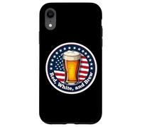 Red White And Brew American Patriot Beer Lover 4 juillet USA Coque pour iPhone XR