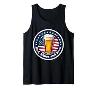 Red White And Brew American Patriot Beer Lover 4 juillet USA Débardeur