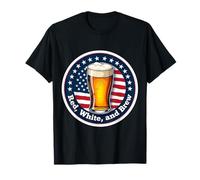 Red White And Brew American Patriot Beer Lover 4 juillet USA T-Shirt