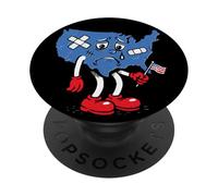 Red, White and Bruised PopSockets PopGrip Adhésif