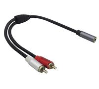 Red White And Double Gold-Plated Rca Male To 3.5Mm 1/8 Mother Audio Adapter, Multifunctional Plug-And-Play Hi-Fi Stereo Cable, Used To Connect Smart Phones, Speakers, Hdtv And So On.