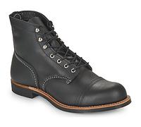 Red Wing Shoes - Bottes Cheville Noires Style Iron Ranger - Homme - Chaussures - Noir - Taille: 42 1/2 EU