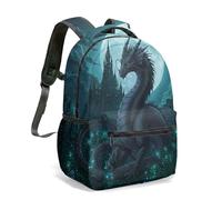 Red Wings Sac à dos de voyage Motif dragon rose 40,6 cm, 03, L, Décontracté