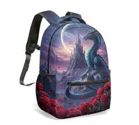 Red Wings Sac à dos de voyage Motif dragon rose 40,6 cm, 04, L, Décontracté