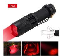 Red With Clip VASTFIRE-Mini lampe de poche rouge 9LED, torche de poche, imagerie de veine 625nm, recherche de veine, infirmière soignante, chasse, mode 1 ""Nipseyteko