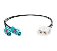 RED WOLF Adaptateur d'antenne double Fakra de voiture pour VW Skoda Audi RNS RCD Seat Mediasystem Adaptateur d'antenne Fakra