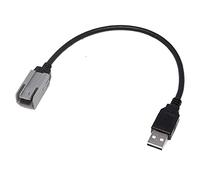 RED WOLF Câble adaptateur USB pour Fiat 500 Alfa Romeo Mito Vauxhall Corsa E Adam Peugeot Boxer Retain 2014-2022 Fiche USB pour autoradio stéréo de rechange