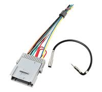 RED WOLF Compatible avec GM Chevy GMC Buick 1998-2008 et adaptateur d'antenne GM-10 - Faisceau de câblage radio stéréo de rechange