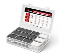 RED WOLF Lot de 320 gaines thermorétractables 3:1 - Double paroi - Avec colle - Pour réparations d'isolation et de connexion de câbles - Étanche