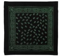 Red X Bandana unisexe XL en coton cachemire collection réglisse, Vert, Taille unique