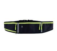 RED X Ceinture de course légère en néoprène avec support pour bouteille d'eau et écouteurs réglables, Noir , Taille unique, Ceinture de course