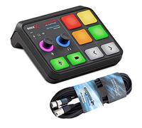 Red X Streamer X Carte d'enregistrement vidéo et interface audio pour streaming, gaming et création de contenu + câble XLR Keepdrum