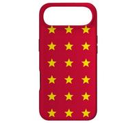Red Yellow Grid Star Line Stripe China Flag Peking Pattern Coque pour iPhone Air