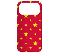 Red Yellow Star China Color Symbolic Chinese Pattern Coque pour iPhone 17 Pro Max