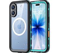 Red2Fire Coque étanche pour iPhone 17, protection d'écran et protection d'appareil photo intégrée] [compatible avec MagSafe] [Protection intégrale contre les chocs] [Étanchéité IP68] [Anti-poussière