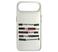 Redacted Everything is Fine Trust Your Government Political Coque pour iPhone Air