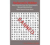 Redacted & Hidden: Word Searches from the Government's Banned-Word Archive: Word Search Puzzle Book