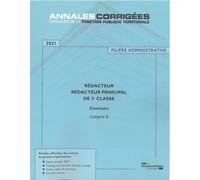Rédacteur - Rédacteur principal de 2e classe 2021 Concours externe, interne et 3e concours - Catégorie B - CIG Petite Couronne - Documentation Francaise - broché - Scolaire / Universitaire