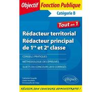 Rédacteur territorial et rédacteur principal - Catégorie B - Gisèle Houdelier - Ellipses - broché - Scolaire / Universitaire