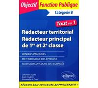 Rédacteur territorial et rédacteur principal - Catégorie B