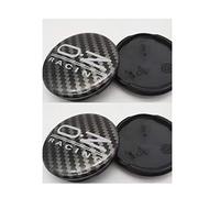 REDAEL 4 Pièces Cache Moyeux pour OZ Racing M582 55MM, Antirouille Anti-poussière Cache de Roue Centrale avec Logo Enjoliveurs Voiture DéCoration Accessoires