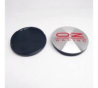 REDAEL 4 Pièces Cache Moyeux pour OZ Racing New M582 52mm 55mm, Antirouille Anti-poussière Cache de Roue Centrale avec Logo Enjoliveurs Voiture DéCoration Accessoires,55MM-D