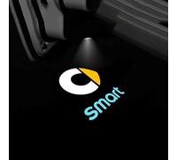 REDAEL Projecteur de Lumière de Porte de Voiture pour Smart forfour fortwo, Voiture Logo Projecteur LED Éclairage Porte de Voiture Éclairage Voiture Accessoires,2PCS