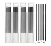 Redamancy Recharges de Crayons de Charpentier, 24pcs 2.8mm Recharge de Crayon Crayon de Charpentier, Recharges de Crayons de Charpentier Solides, Mines de Crayon Noir pour Dessin D'architecte, 24ZHSX