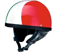 Redbike RB-510 Italia Casque jet, Blanc/Vert/Rouge, Taille L (59/60)