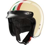 Redbike RB-802 Italia Casque jet, Rouge/Blanc/Vert, Taille XL (61/62)